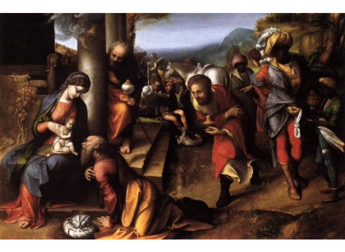 Correggio, Adorazione dei Magi Correggio, Adorazione dei Magi